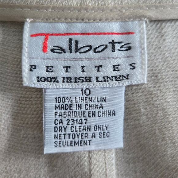 Talbots Irish Linen Wrap Skirt Size M - Picture 3 of 8